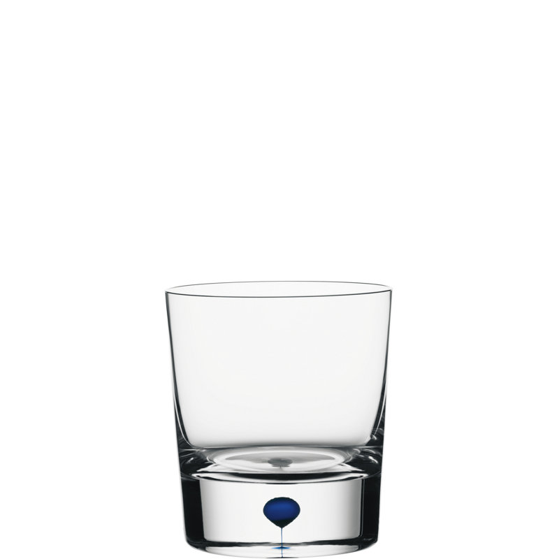 Intermezzo Blue Handmade Whiskey Glass, Blue