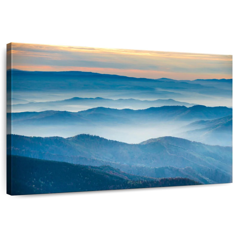 Kerrick Calming Mountainscape Contour, 8" H x 12" W
