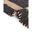 Tapis noir / beige tissé à plat à la main Balduin-245441885