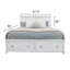 Point Breeze - Lit de rangement - Grand - Blanc frais avec finition glacis gris doux-285025463