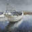 fishing boat - 32"x32" art on canvas
