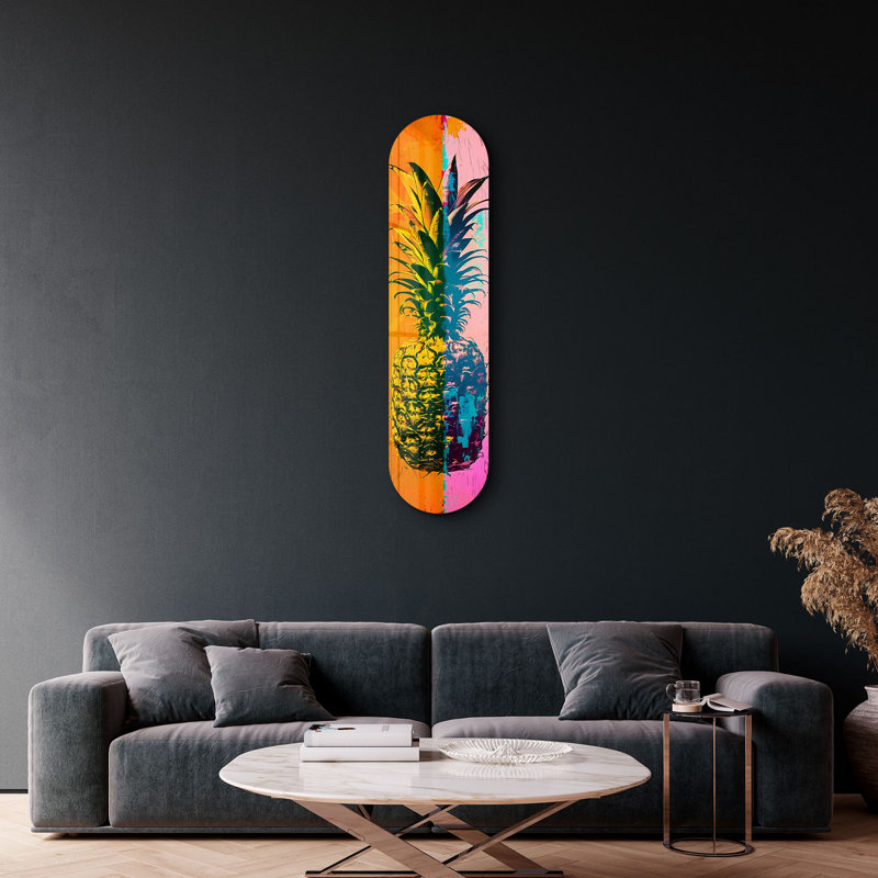 Élégante peinture décorative en verre trempé de 7,9 po x 31,5 po | 100% verre trempé (épaisseur: 0,16 pouce) | Conception UV imprimée, parfaite pour la décoration intérieure et l'art mural, ajout durable et élégant à n'importe quelle pièce