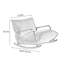 Chaise berçante de salon crème-101796979