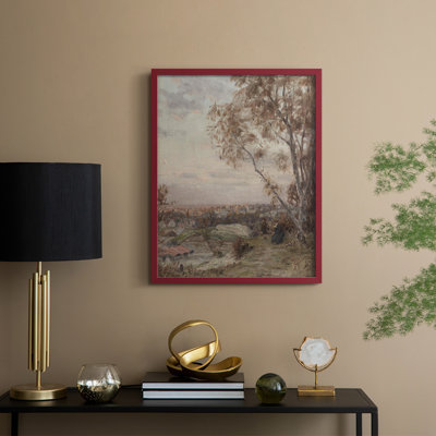 «Vintage Landscape», reproduction encadrée Cxxxv - bois massif