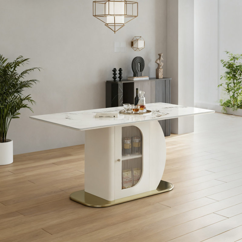 Table de salle à manger moderne, parfaite pour les appartements et la famille