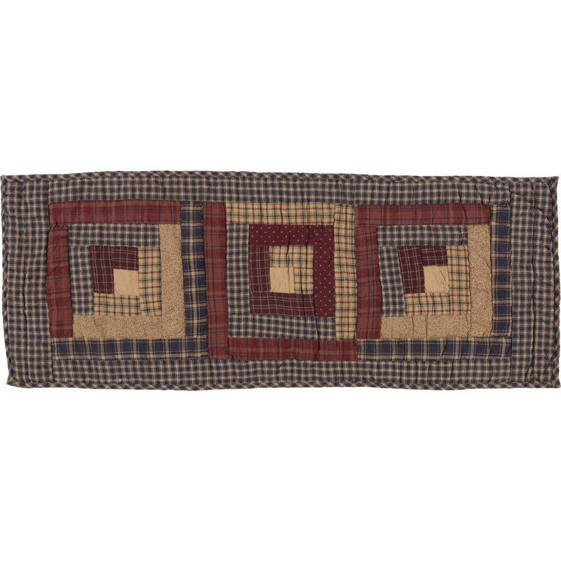 Lorena Patchwork 100% Cotton Table Runner, 36" L x 13" D