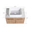 Ensemble de meuble-lavabo mural simple 30 po