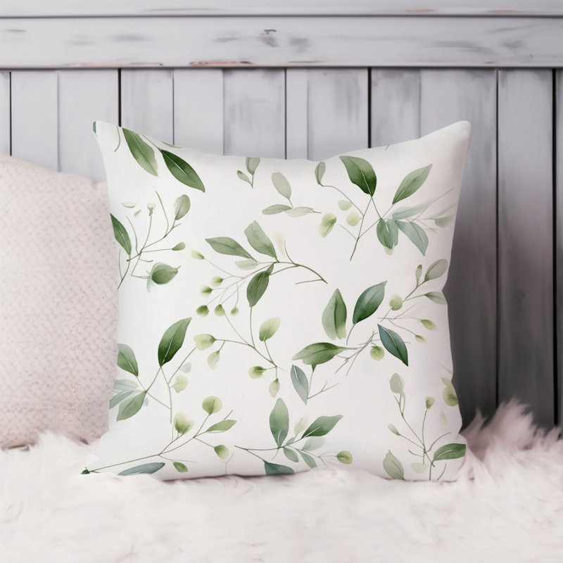 Botanical Eucalyptus Leaves Pattern Leaf XIII, 20"H x 20"W