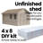 Handy Home Fairfax Wood Shed (Various Sizes)-113449495-108586555