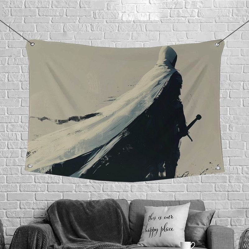 Tapisserie en microfibre, H 50 po x l 60 po