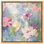 Art floral abstrait sur toile, art floral