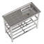 Larnakas Belfry Kitchen 450 mm W Single Bowl Stainless Steel Flush Kitchen Sink