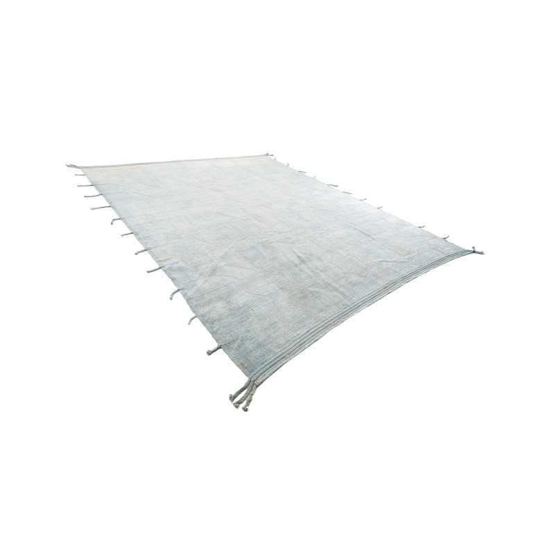 Tapis bleu clair Noack