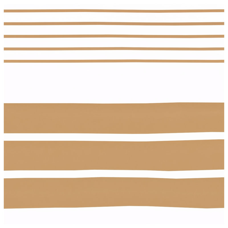 Édredon beige à rayures blanches, King