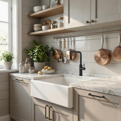 Waterfall Kitchen Faucet With Pull Down Sprayer