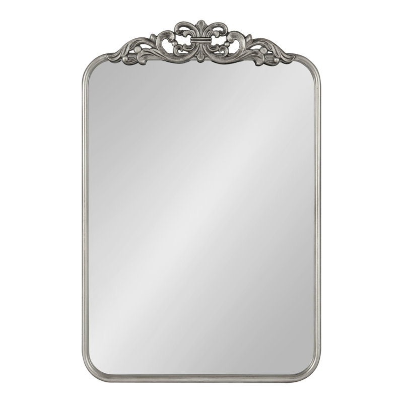 Hiciano Metal Rectangle Mirror, Silver