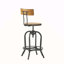 Tabourets de bar pivotants à hauteur réglable
