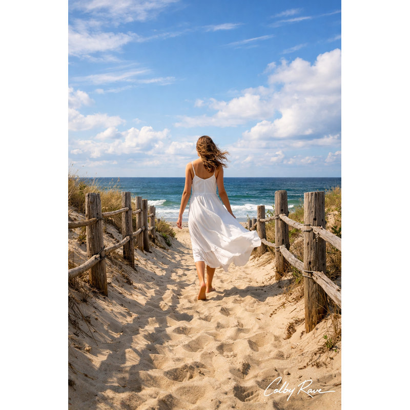 Art mural sur toile Boardwalk Breeze, L 16 po x H 24 po x P 1,5 po