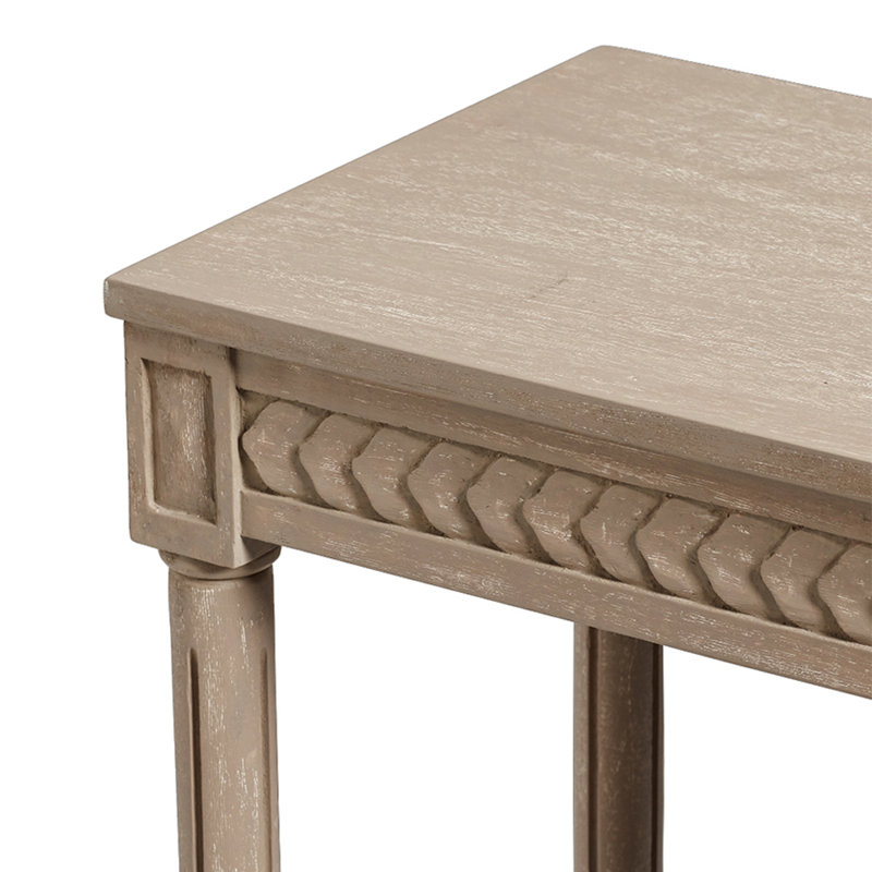 American Country Style Solid Wood Entryway Console