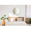 Huldar Glass Flat Wall Mirror