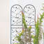 4 Pack 19.7" Metal Rustproof Garden Trellis-909253552