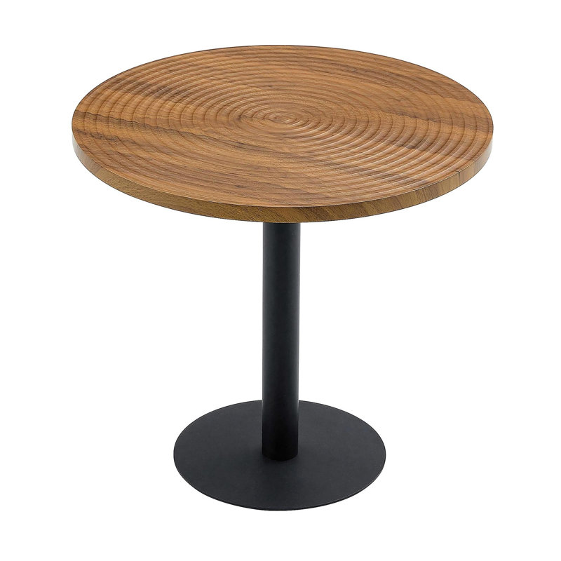 Table de salle à manger Coryon, Bois / noir, Bois