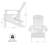 Shandel Weather Resistant HIPS Adirondack Chair-1308759679