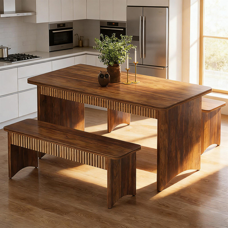 Table de cuisine style ferme
