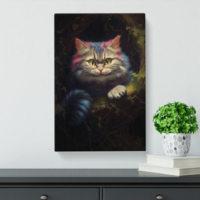 Cheshire Cat Classicism Art - Wrapped Canvas