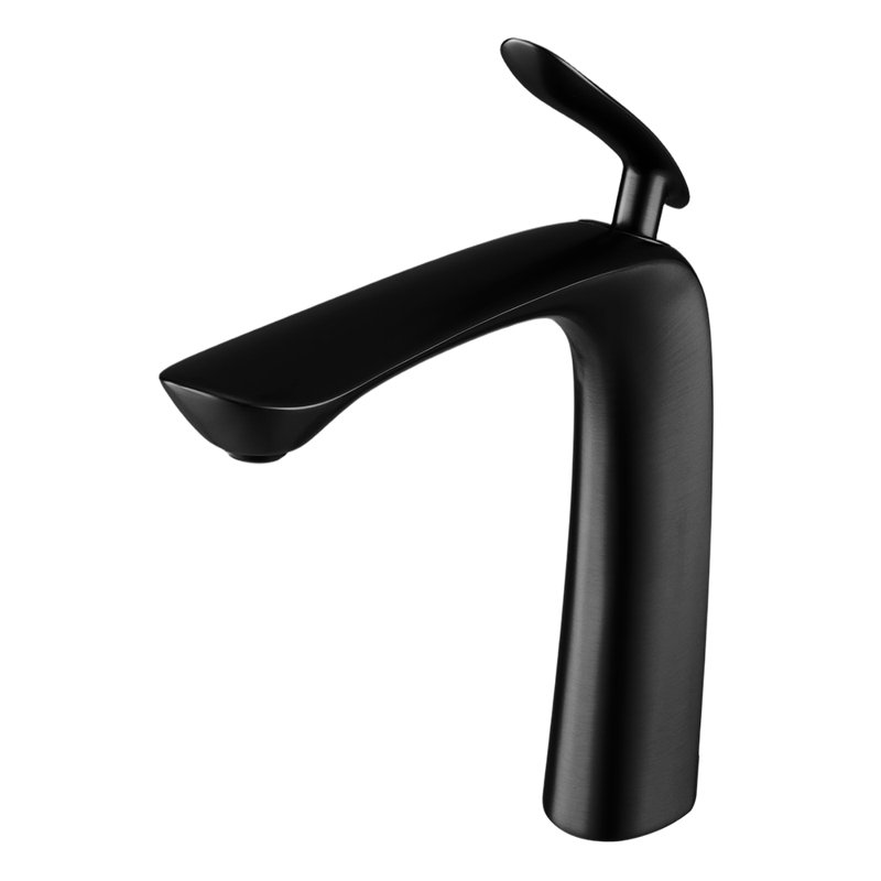 Metal Basin Mixer Tap, Black