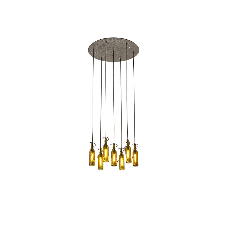 30" Wide Tuscan Vineyard 7 Light Pendant