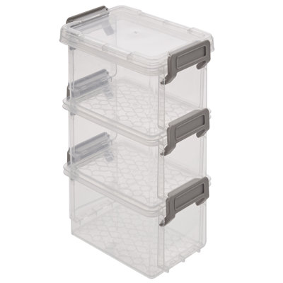 Wrought Studio™ 4 Pack 12oz Stackable Storage Boxes