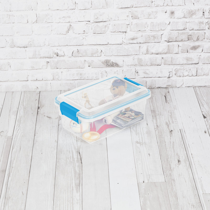 Sterilite Plastic Storage Bin Container, 7.5 Quart, 24