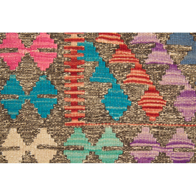 Geometric Wool Hand Woven 84cm X 117cm Area Rug