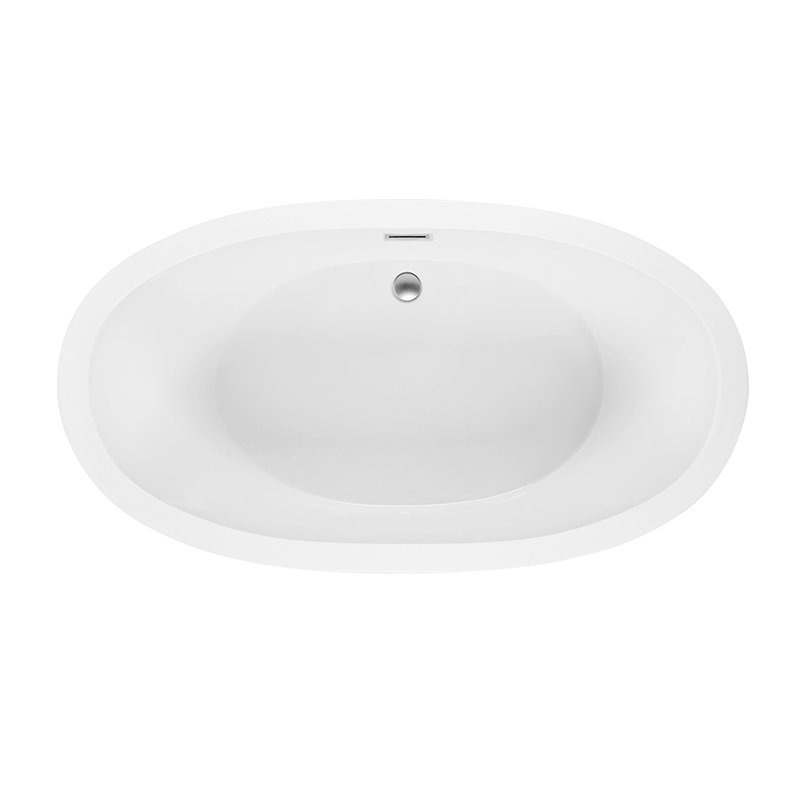 Olivia 1 66" Freestanding Air Bathtub - Matte