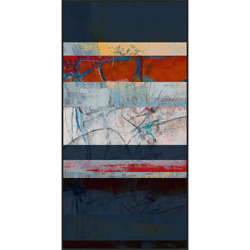 «Inner Terrain 1» par StudioObjet - peinture sur toile à cadre flottant