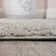 Rectangle Saross Geometric Machine Woven Shag Polypropylene Area Rug in Gray/Ivory