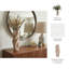 Vase torsadé décoratif imprimé en 3D pour la maison - Grand vase moderne pour table d'appoint ou décoration de salon - Brun clair-133045310