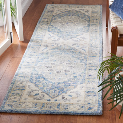 Abramowski Hand Tufted Wool And Cotton With Latex Southwestern Rug