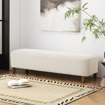 Repose-pieds confortable, blanc