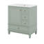Meuble-lavabo 30 po avec lavabo, une porte avec tablette et trois tiroirs-119471315