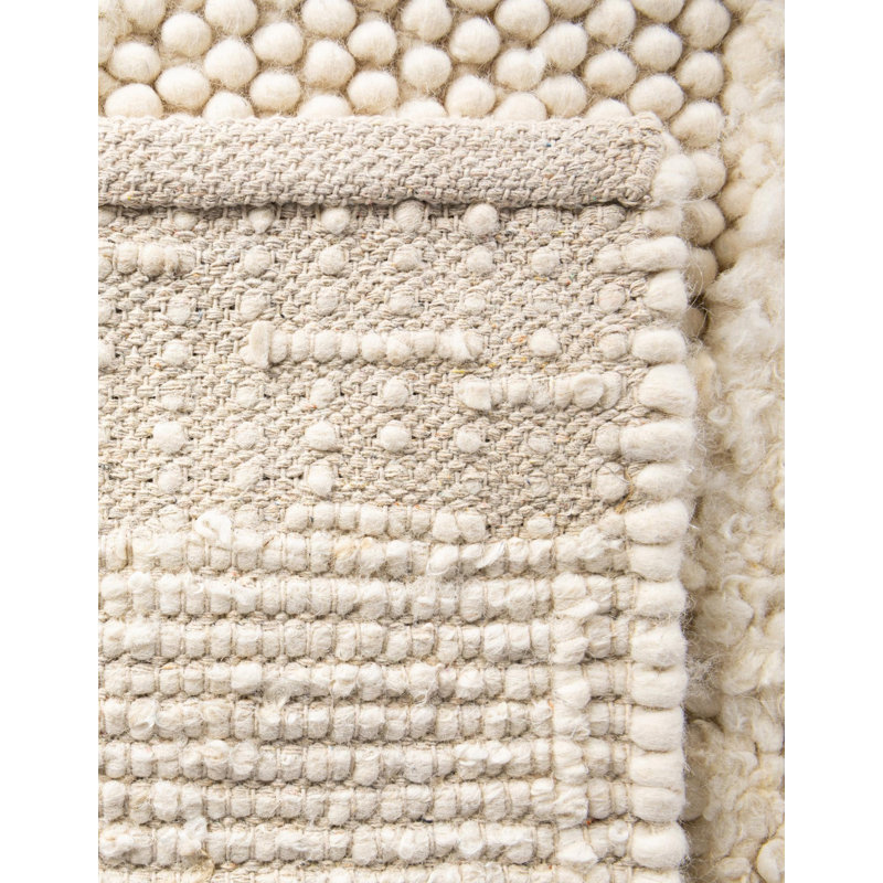  Ira Lana New Zealand Wool Rug, Square 7'10"