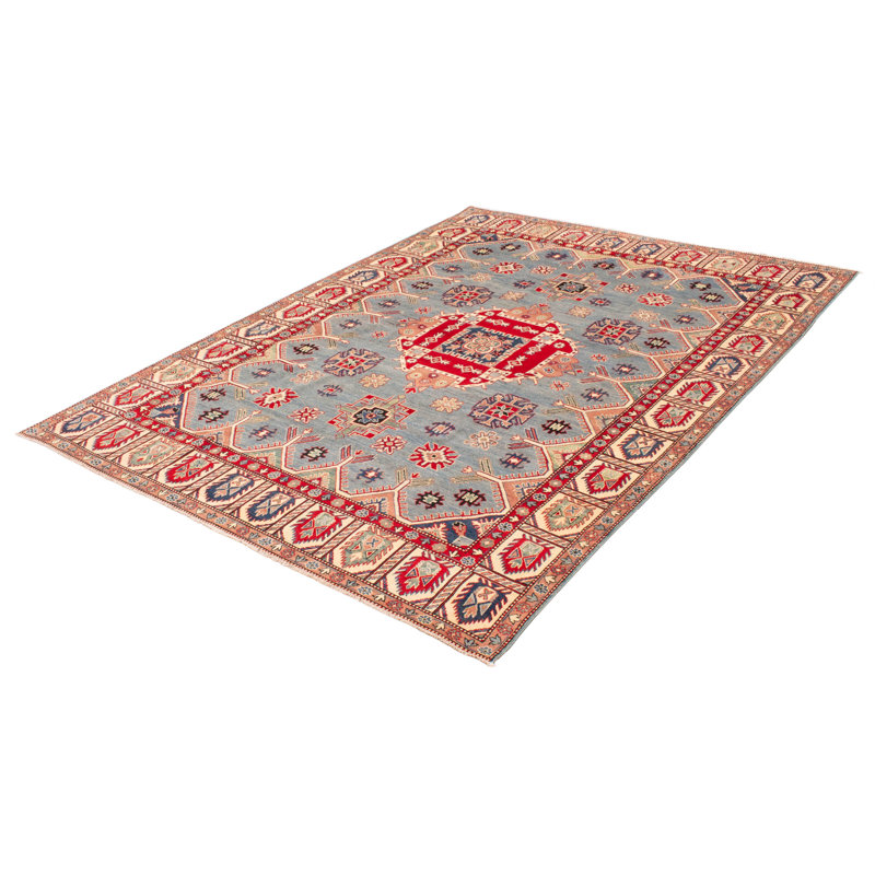 Tapis bleu ciel Finha Ghazni 8 pi 6 po x 11 pi 10 po