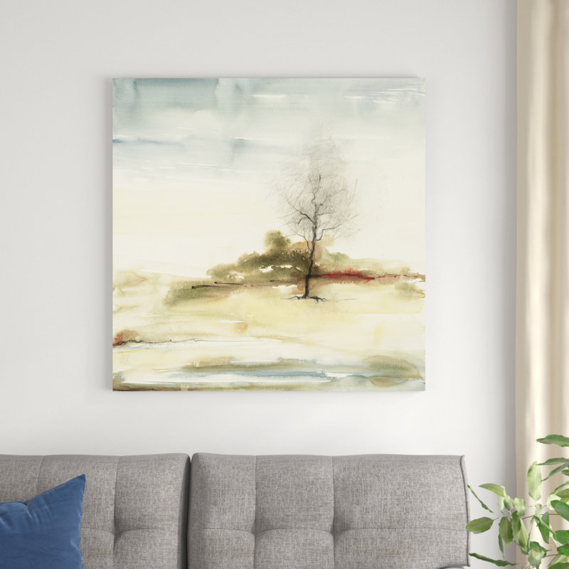 «Solstice 1», peinture sur toile, H 36 po x l 36 po