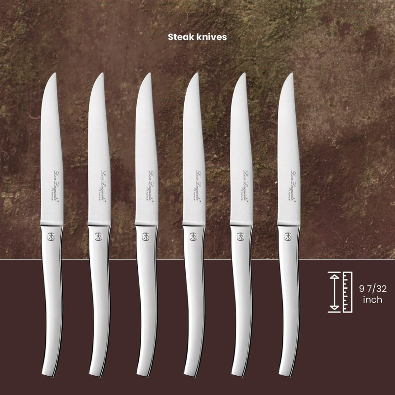 Amefa Stainless Steel Steak Knife Set
