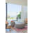 Elementi Home Ikaria 19" Egg-Shape Space Grey Concrete Side Table for Indoor and Outdoor Use
