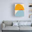 Mid Century Pastel 18 - Impression sur toile tendue-95426946