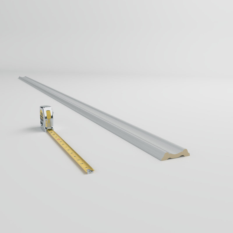 Emery White Polyurethane Crown Chair Rail Moulding Set
