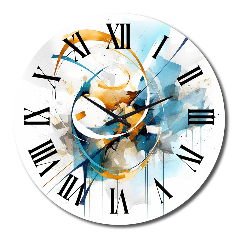 Horloge murale «Blue Abstract», Très grand