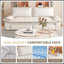 Canapé-lit convertible 3-en-1 polyvalent avec structure en fer durable et rembourrage en coton confortable, parfait pour la vie moderne-579869159-579869164